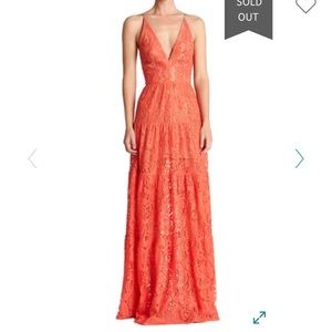 NWT Melina Lace Maxi Dress